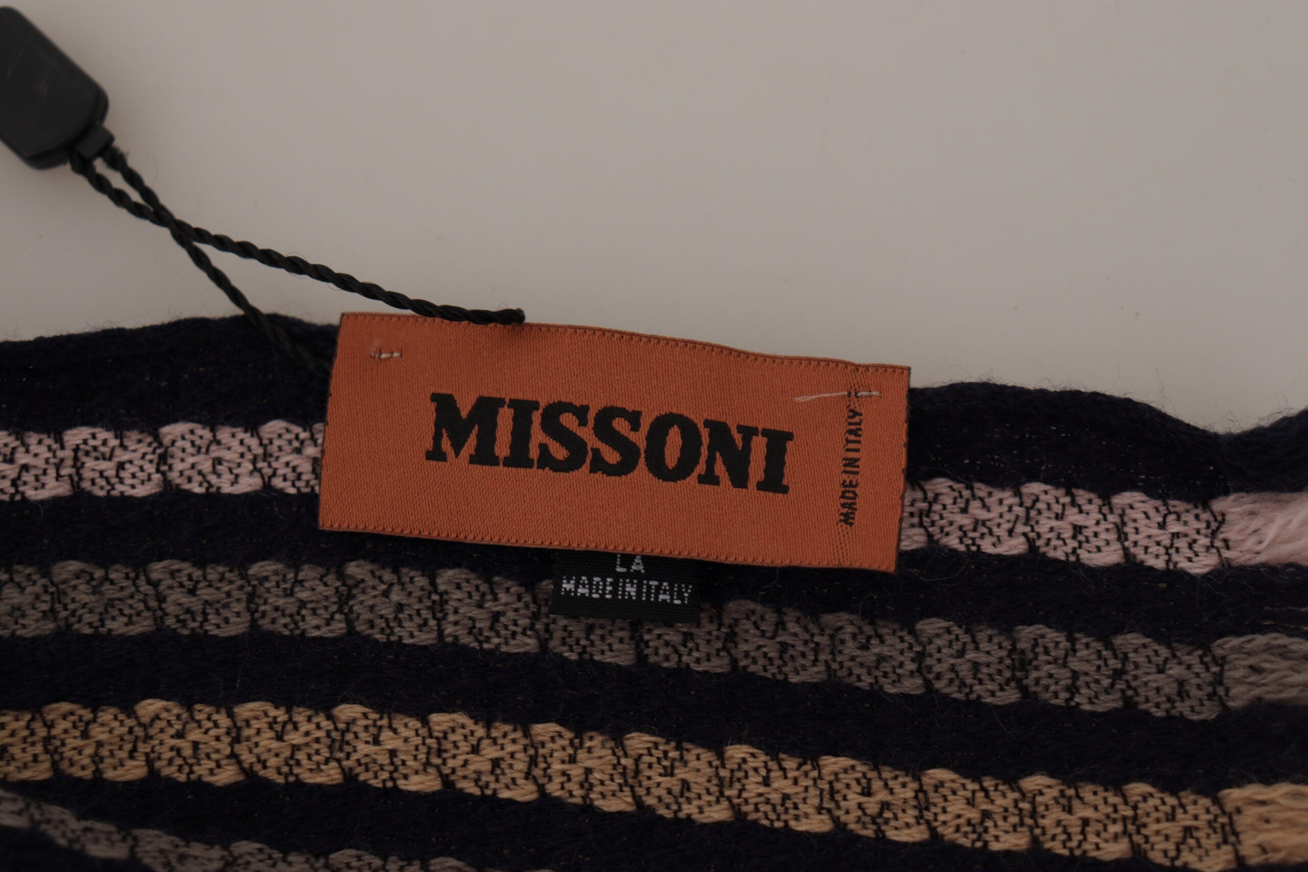 Missoni Authentic Multicolor Wool Mens Scarf - Luksusmuotia Missoni - Tutustu YVES JAVANNI® 