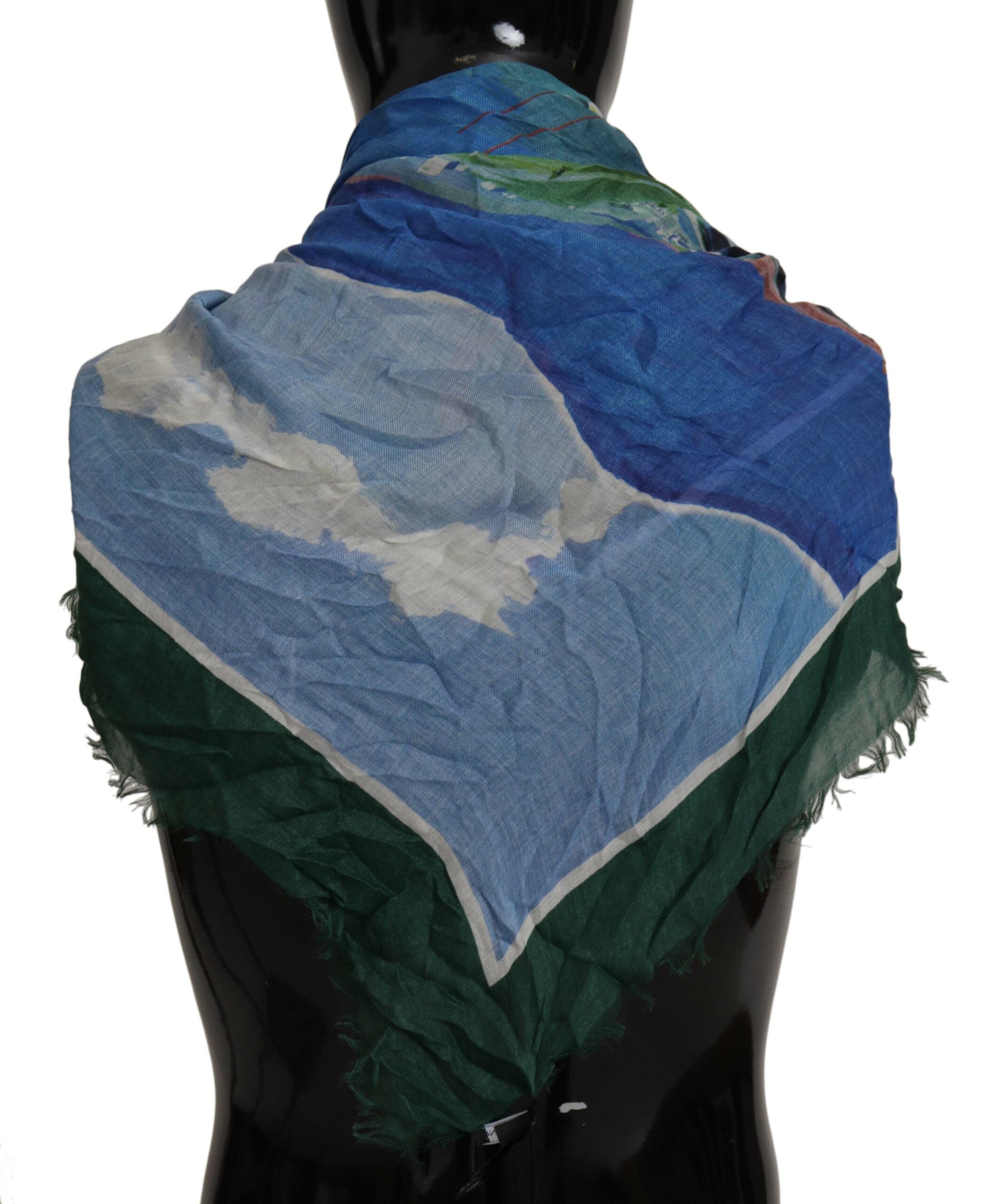 Dolce & Gabbana Elegant Multicolor Silk Blend Square Scarf - Luksusmuotia Dolce & Gabbana - Tutustu YVES JAVANNI® 