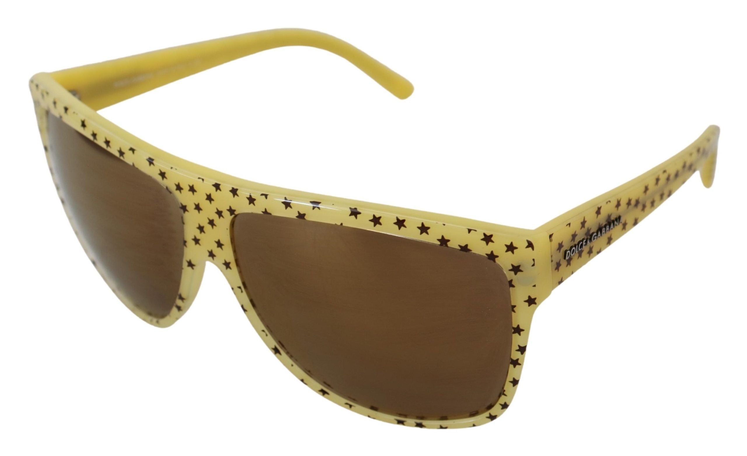 Dolce & Gabbana Stellar Chic Square Sunglasses in Yellow - Luksusmuotia Dolce & Gabbana - Tutustu YVES JAVANNI® 