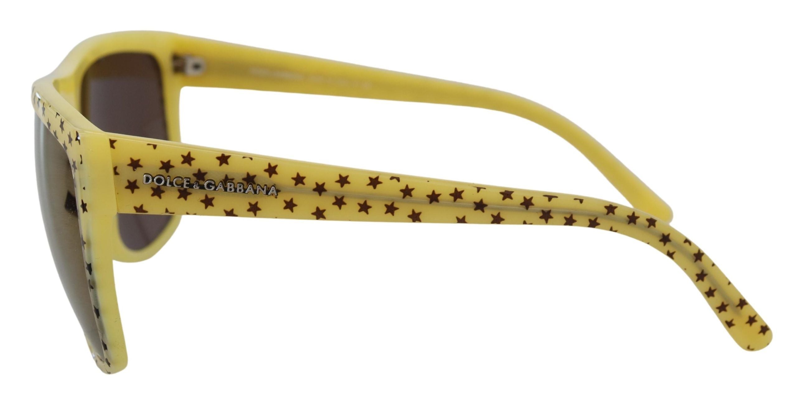 Dolce & Gabbana Stellar Chic Square Sunglasses in Yellow - Luksusmuotia Dolce & Gabbana - Tutustu YVES JAVANNI® 