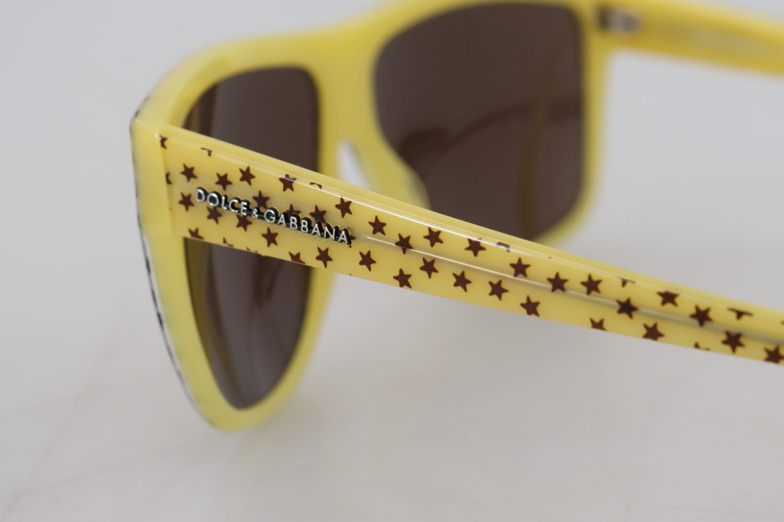 Dolce & Gabbana Stellar Chic Square Sunglasses in Yellow - Luksusmuotia Dolce & Gabbana - Tutustu YVES JAVANNI® 