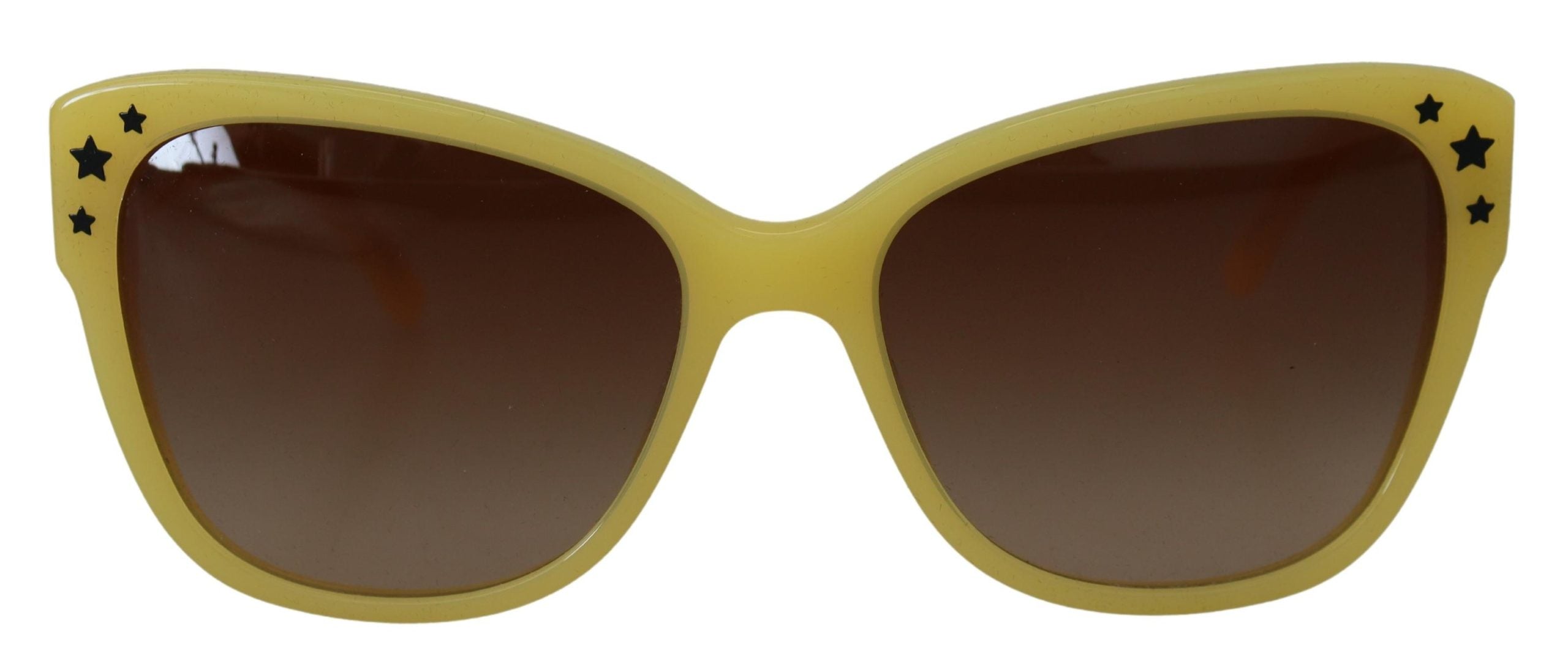 Dolce & Gabbana Chic Yellow Acetate Gradient Sunglasses - Luksusmuotia Dolce & Gabbana - Tutustu YVES JAVANNI® 