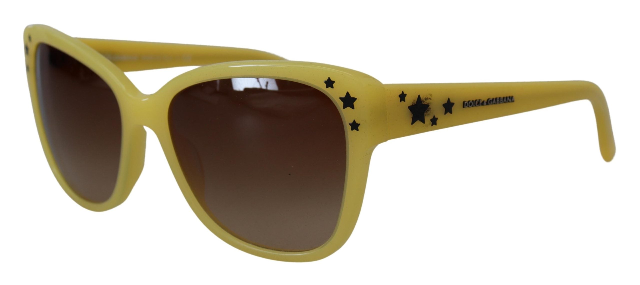 Dolce & Gabbana Chic Yellow Acetate Gradient Sunglasses - Luksusmuotia Dolce & Gabbana - Tutustu YVES JAVANNI® 