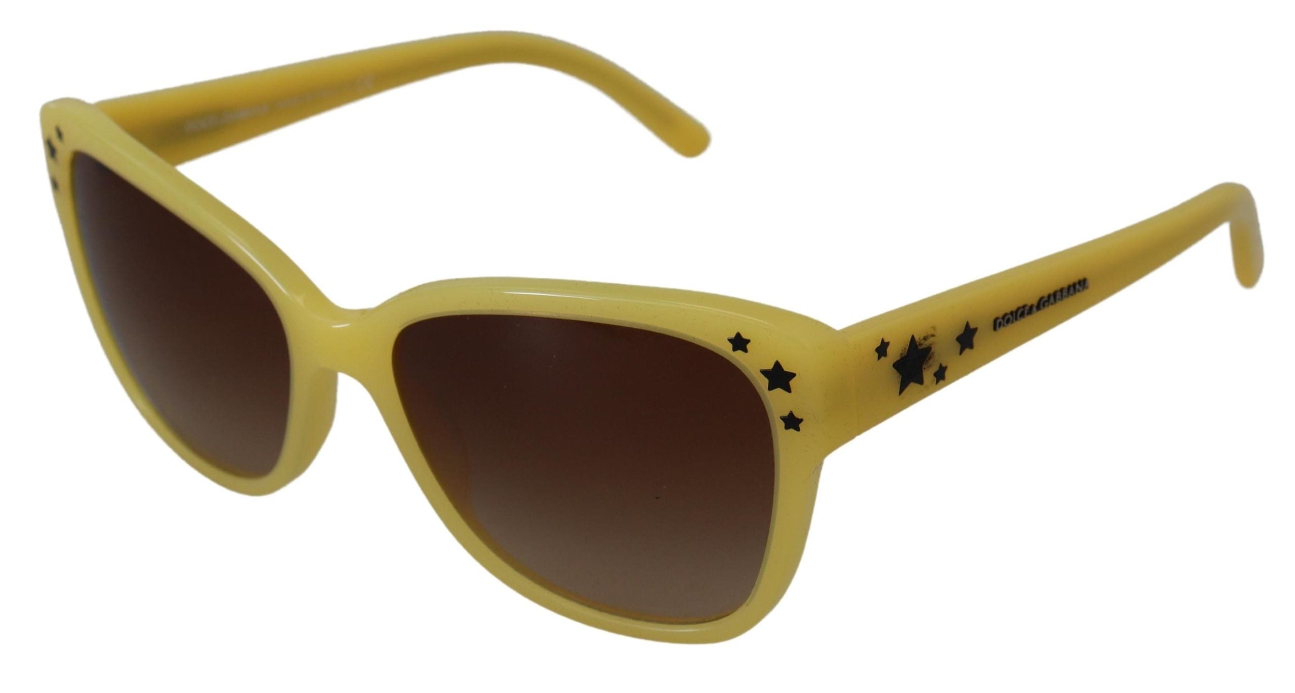 Dolce & Gabbana Chic Yellow Acetate Gradient Sunglasses - Luksusmuotia Dolce & Gabbana - Tutustu YVES JAVANNI® 