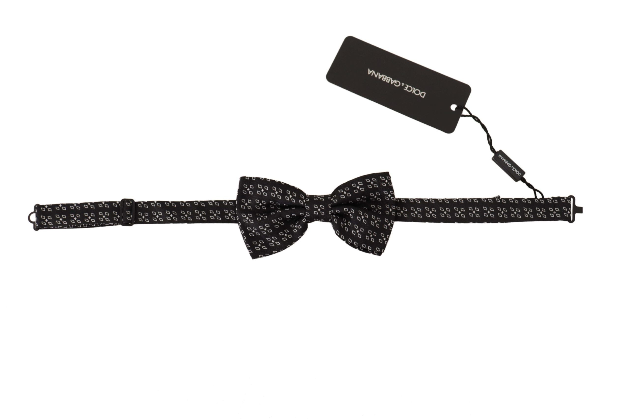 Dolce & Gabbana Elegant Polka Dot Silk Bow Tie - Luksusmuotia Dolce & Gabbana - Tutustu YVES JAVANNI® 