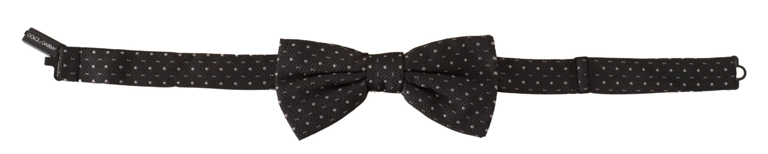 Dolce & Gabbana Elegant Polka Dot Silk Bow Tie - Luksusmuotia Dolce & Gabbana - Tutustu YVES JAVANNI® 