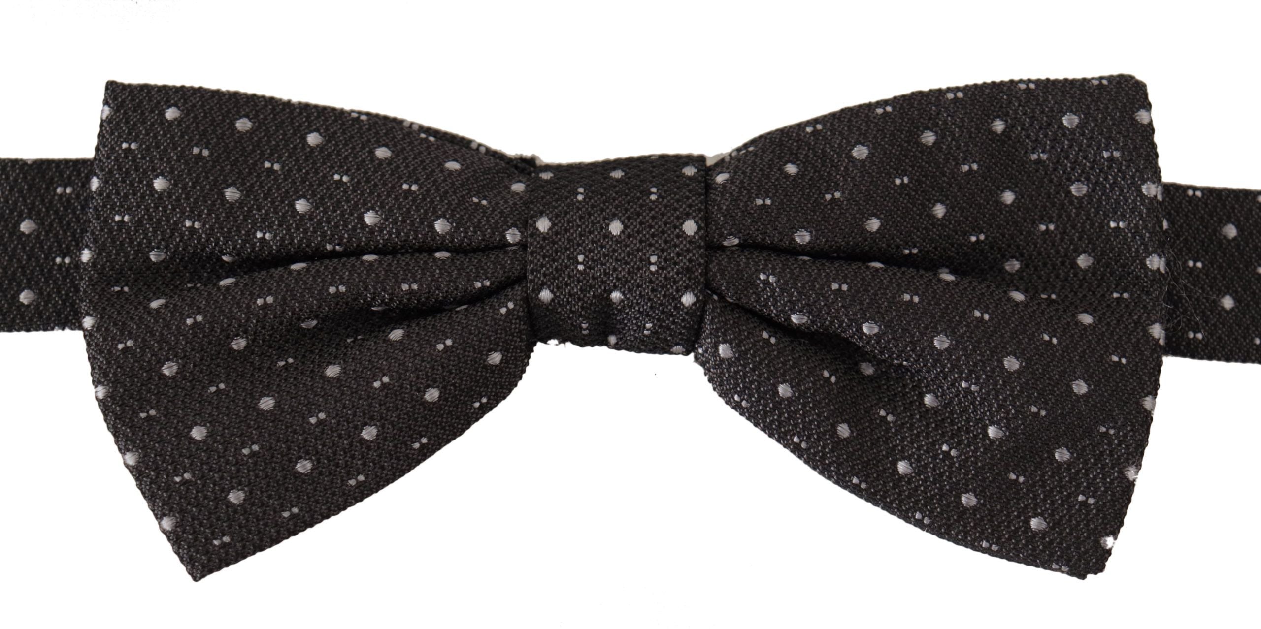 Dolce & Gabbana Elegant Polka Dot Silk Bow Tie - Luksusmuotia Dolce & Gabbana - Tutustu YVES JAVANNI® 