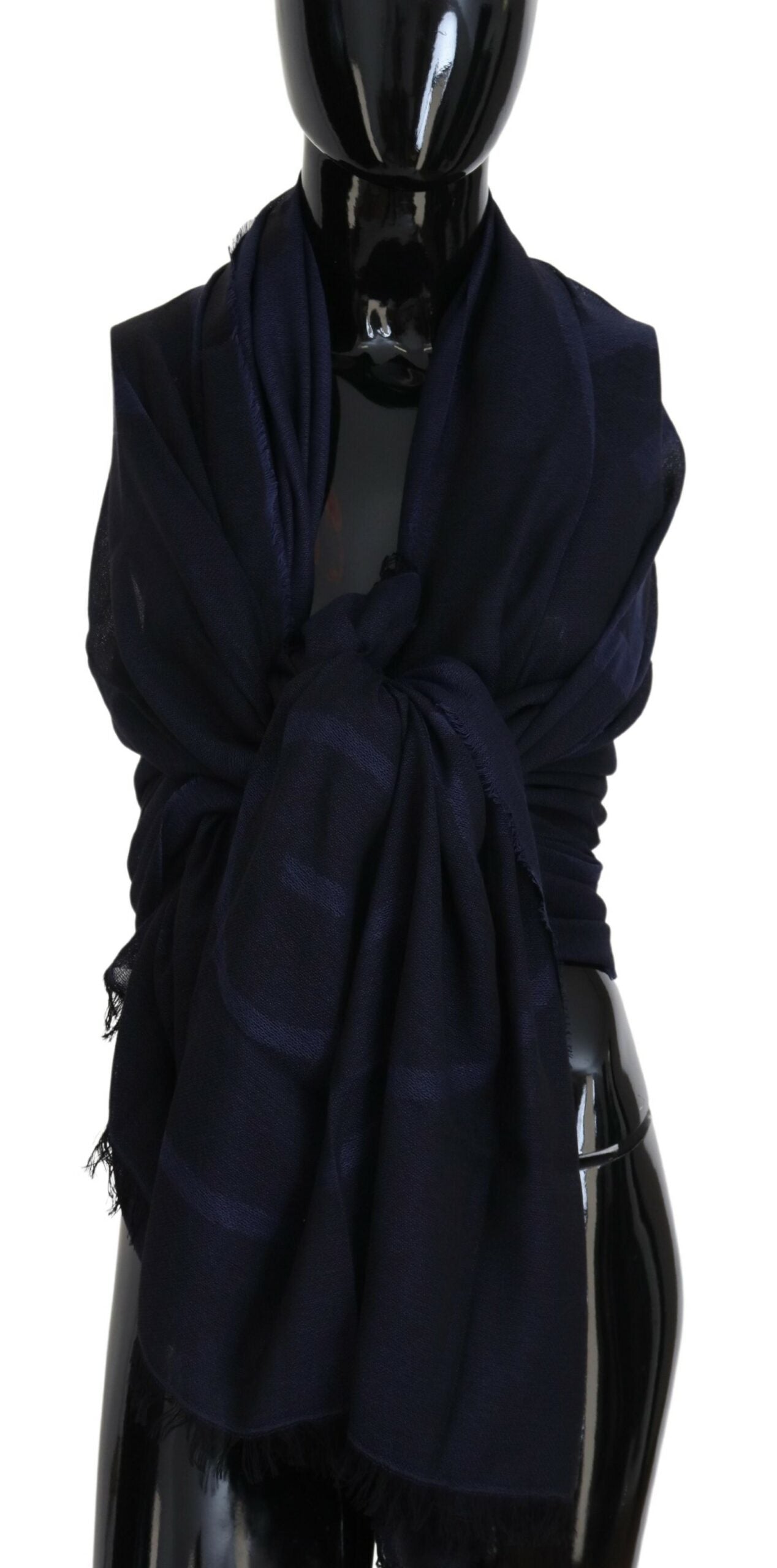 GF Ferre Elegant Fringed Wool Blend Scarf - Luksusmuotia GF Ferre - Tutustu YVES JAVANNI® 