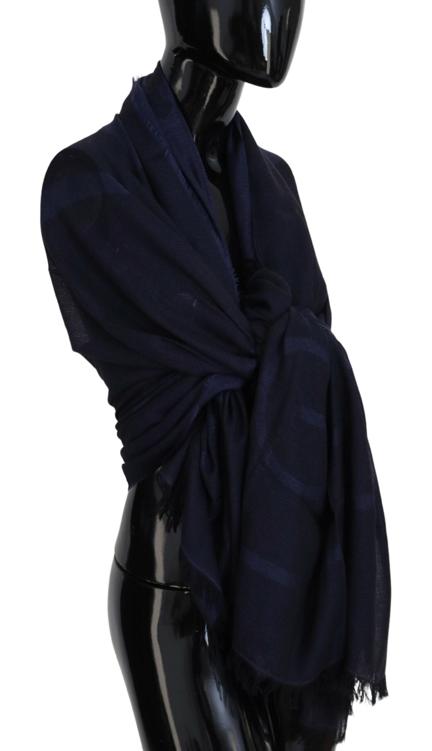 GF Ferre Elegant Fringed Wool Blend Scarf - Luksusmuotia GF Ferre - Tutustu YVES JAVANNI® 