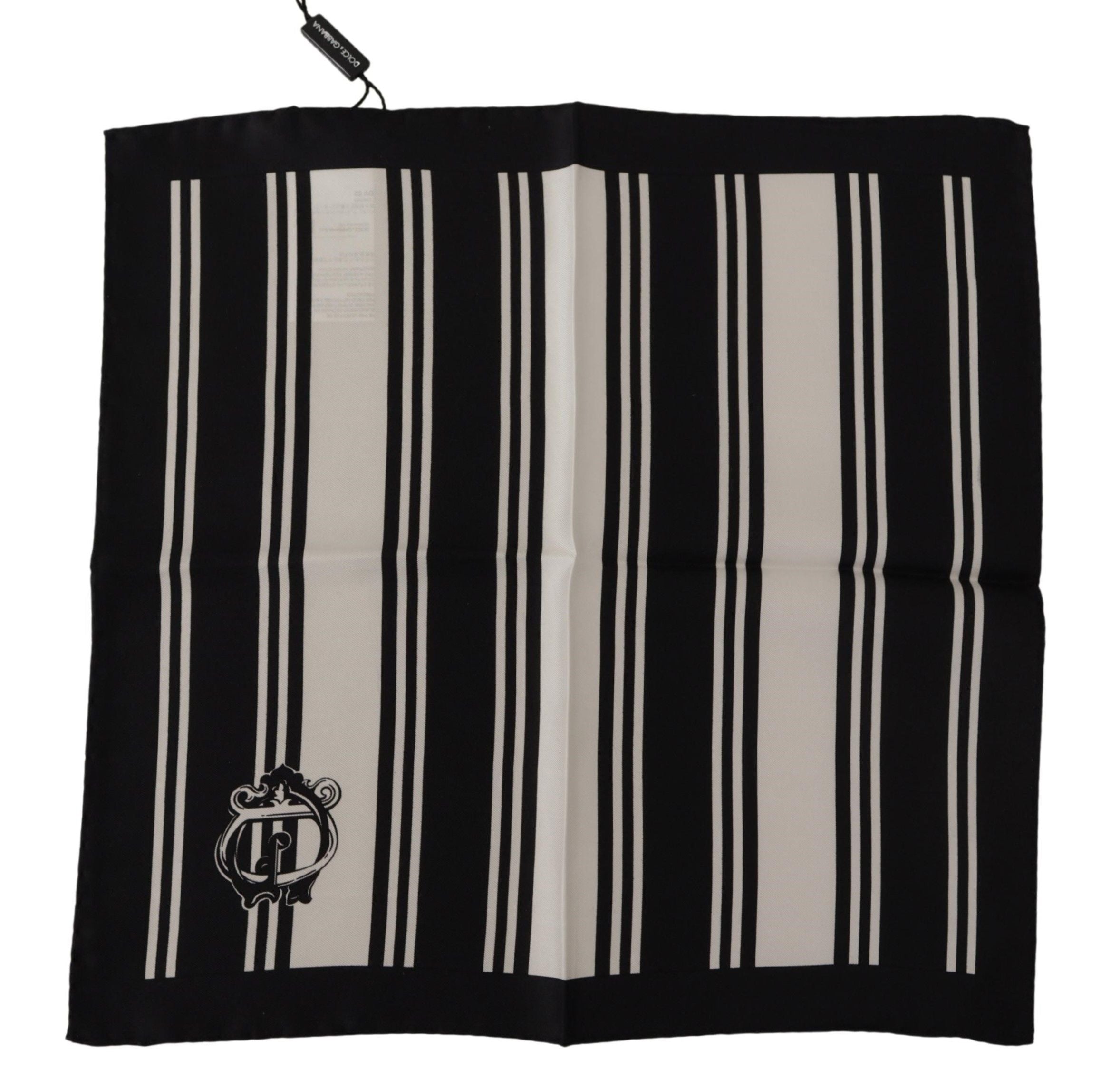 Dolce & Gabbana Elegant Silk Men's Square Scarf - Luksusmuotia Dolce & Gabbana - Tutustu YVES JAVANNI® 