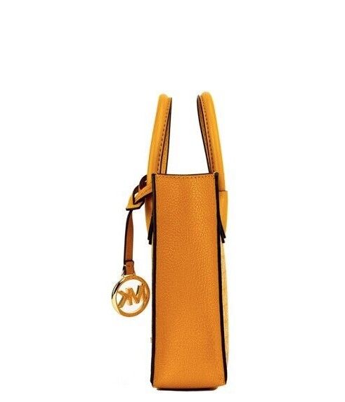 Michael Kors Mercer XS Honeycomb Gold Signature PVC North South Shopper Crossbody Bag - Luksusmuotia Michael Kors - Tutustu YVES JAVANNI® 