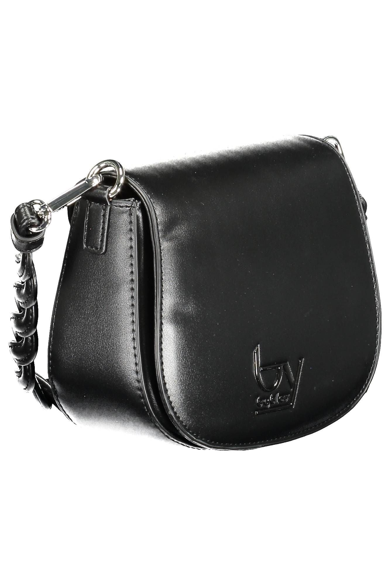 BYBLOS Elegant Contrasting Detail Black Handbag - Luksusmuotia BYBLOS - Tutustu YVES JAVANNI® 