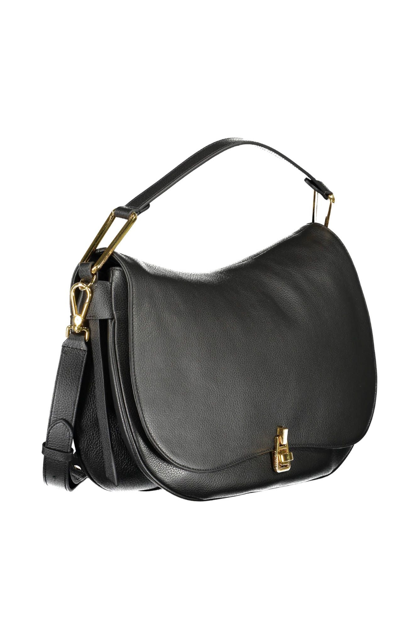 Coccinelle Chic Black Leather Shoulder Bag - Luxury from Coccinelle - Shop at YVES JAVANNI