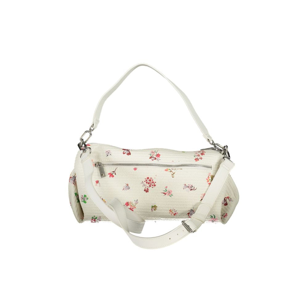 Desigual White Polyethylene Handbag - Luksusmuotia Desigual - Tutustu YVES JAVANNI® 