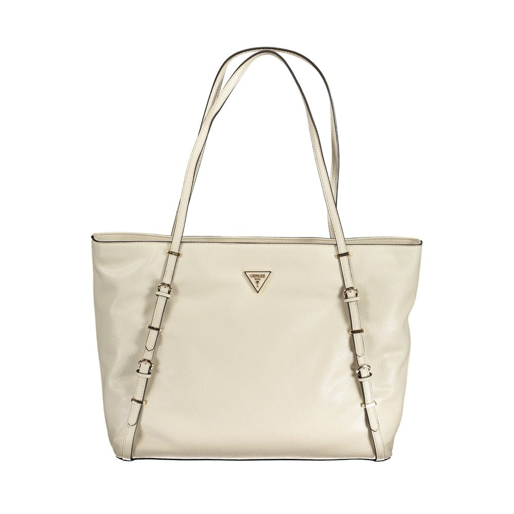 Guess Beige Polyethylene Handbag - Luksusmuotia Guess Jeans - Tutustu YVES JAVANNI® 