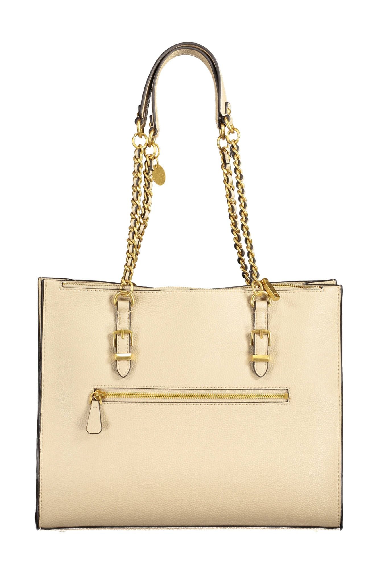 Guess Beige Chain-Link Shoulder Handbag - Luksusmuotia Guess Jeans - Tutustu YVES JAVANNI® 