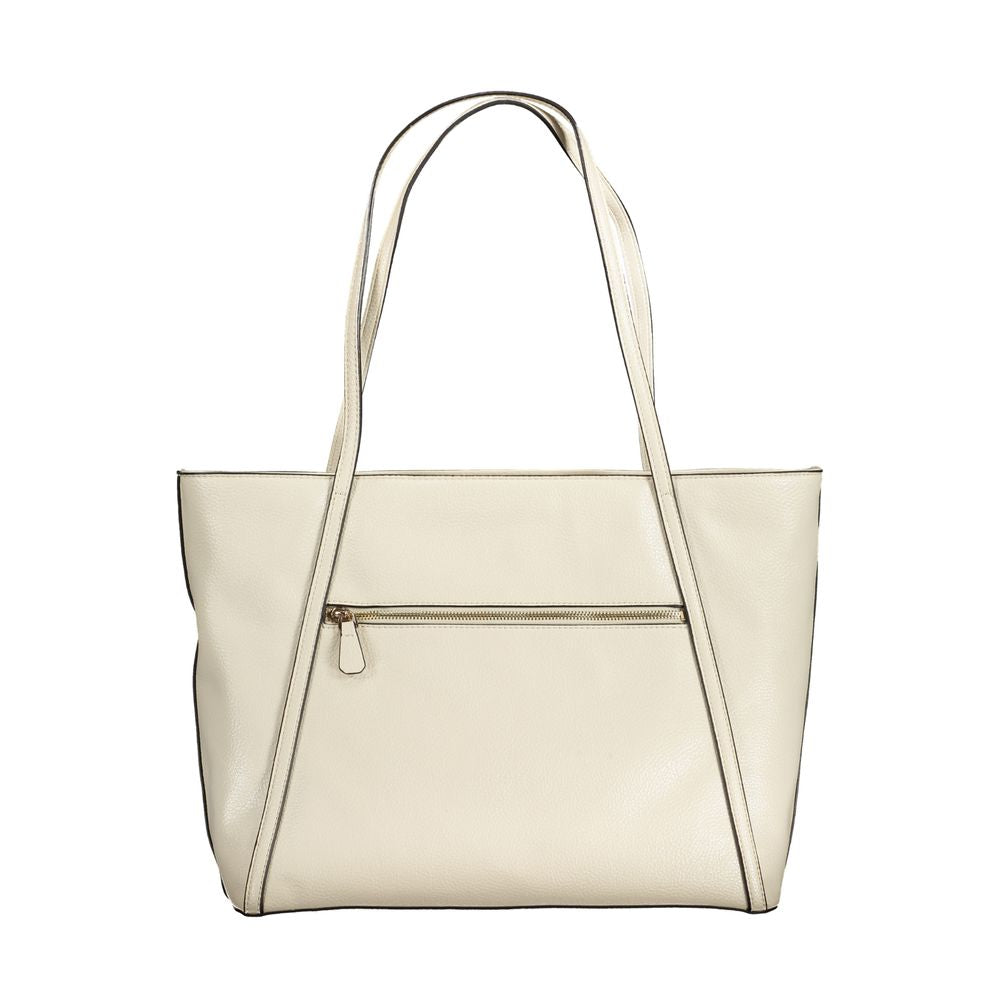 Guess Beige Polyethylene Handbag - Luksusmuotia Guess Jeans - Tutustu YVES JAVANNI® 