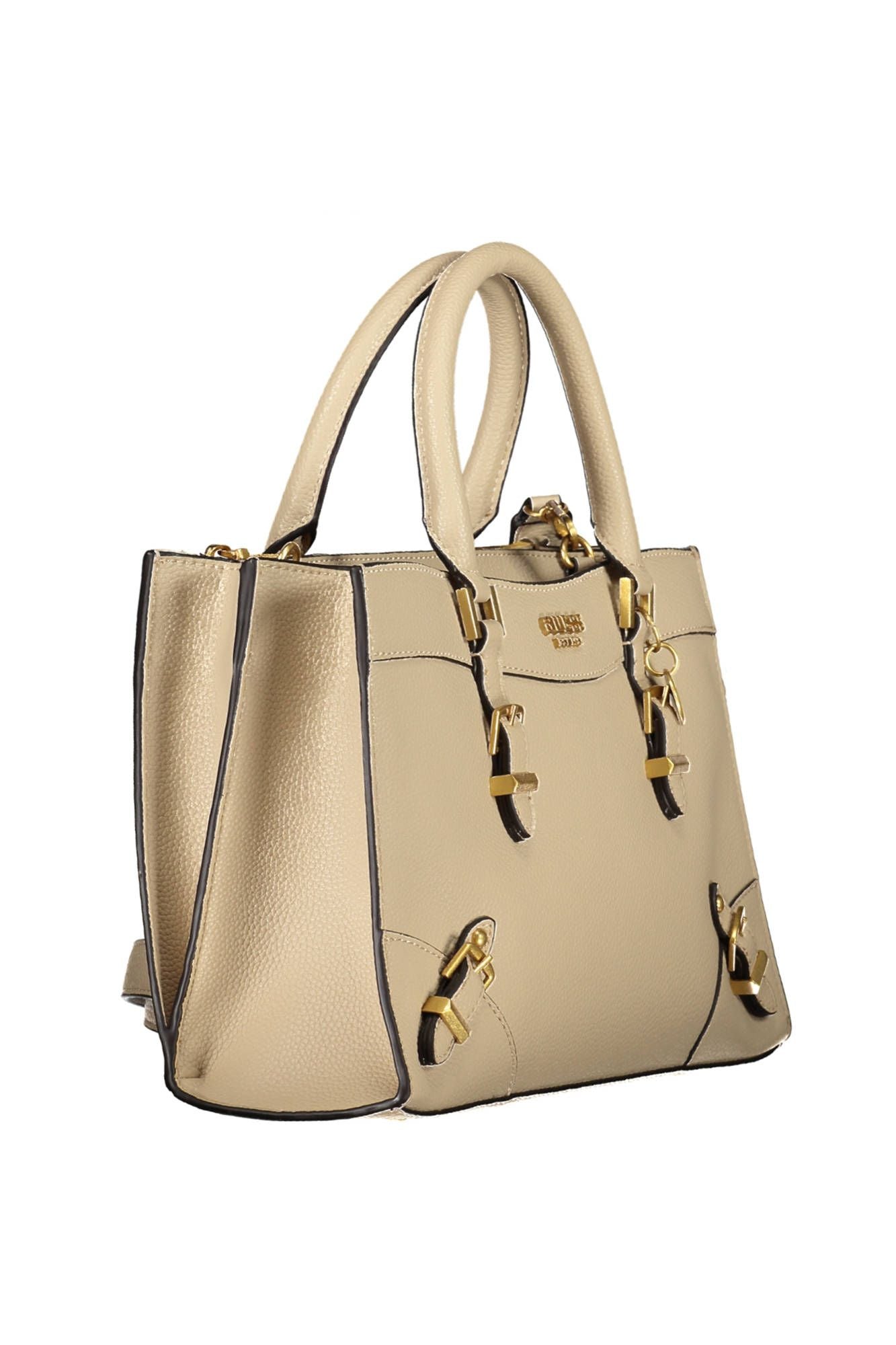 Guess Chic Beige Dual Compartment Handbag - Luksusmuotia Guess Jeans - Tutustu YVES JAVANNI® 