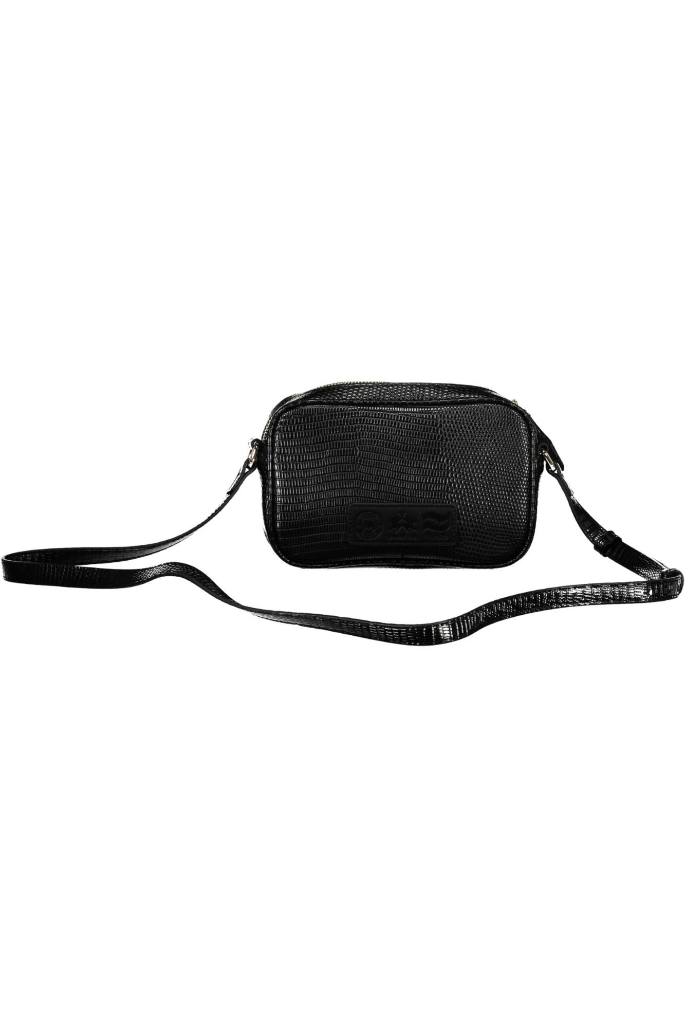 La Martina Sleek Black Shoulder Bag with Contrasting Details - Luksusmuotia La Martina - Tutustu YVES JAVANNI® 