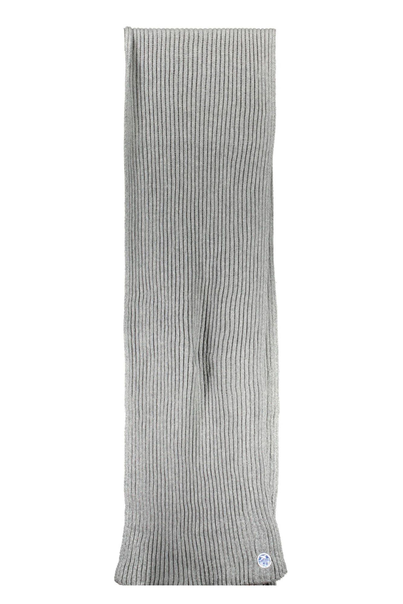 North Sails Elegant Gray Textured Scarf - Luxurious Blend - Luksusmuotia North Sails - Tutustu YVES JAVANNI® 