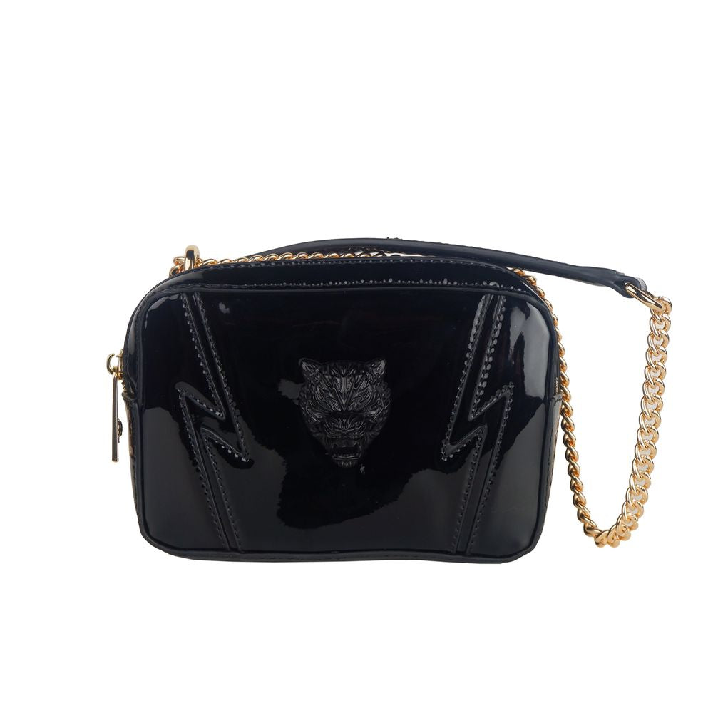 Plein Sport Elegant Black Chain Strap Shoulder Bag - Luksuslaukut ja asusteet Plein Sport - Tutustu YVES JAVANNI® 