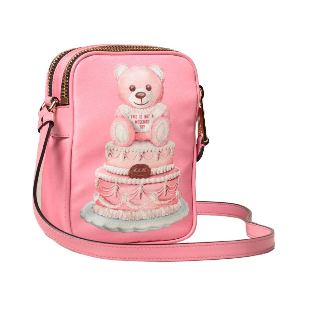 Moschino Couture Pink Nylon Crossbody Bag - Luksusmuotia Moschino Couture - Tutustu YVES JAVANNI® 