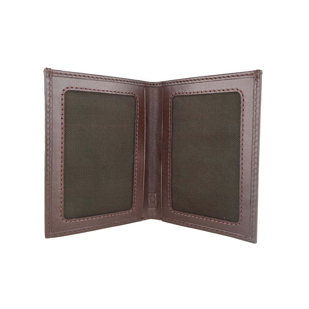 La Martina Elegant Dark Brown Leather Passport Holder - Luksusmuotia La Martina - Tutustu YVES JAVANNI® 