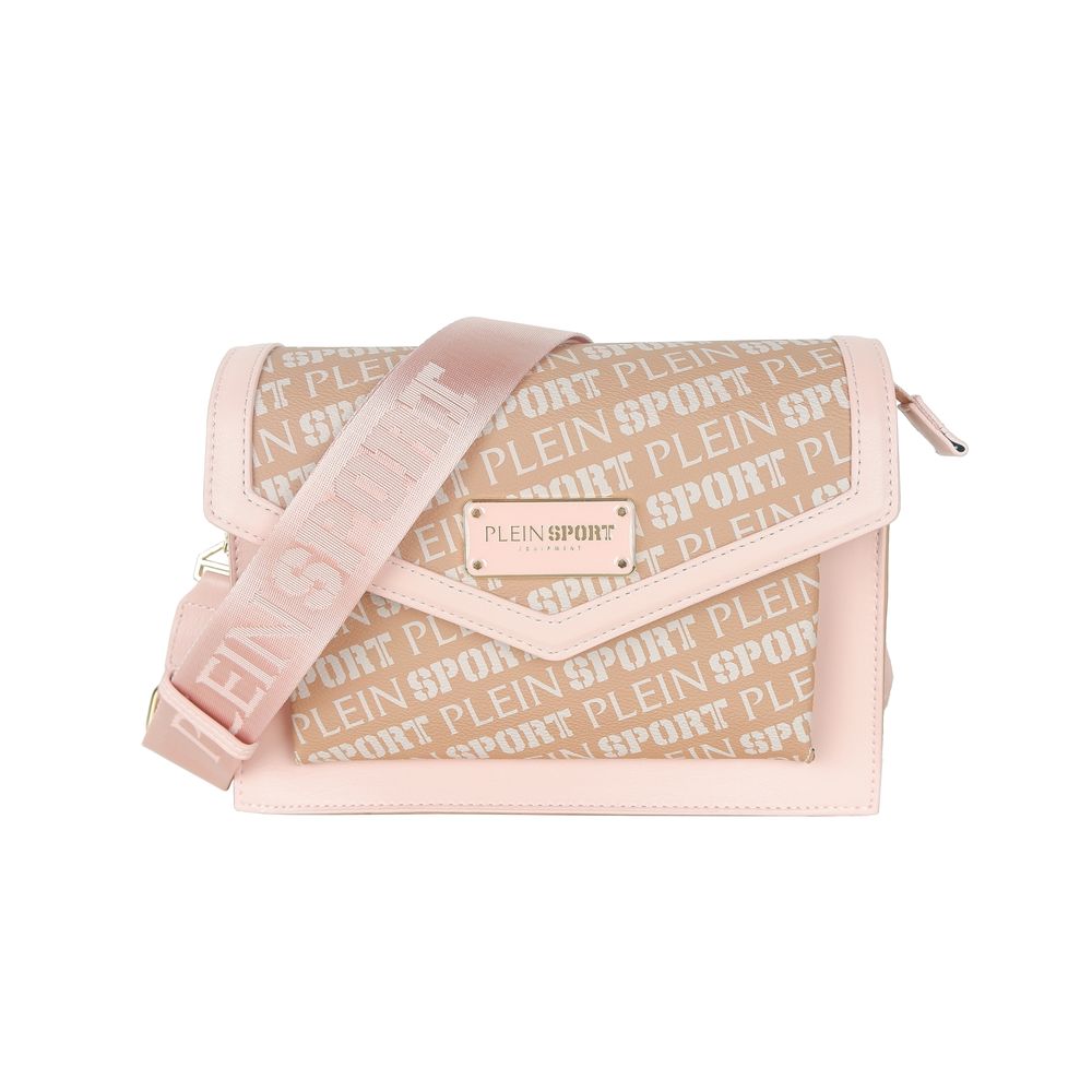 Plein Sport Pastel Pink Polyamide Crossbody Bag - Luksusmuotia Plein Sport - Tutustu YVES JAVANNI® 