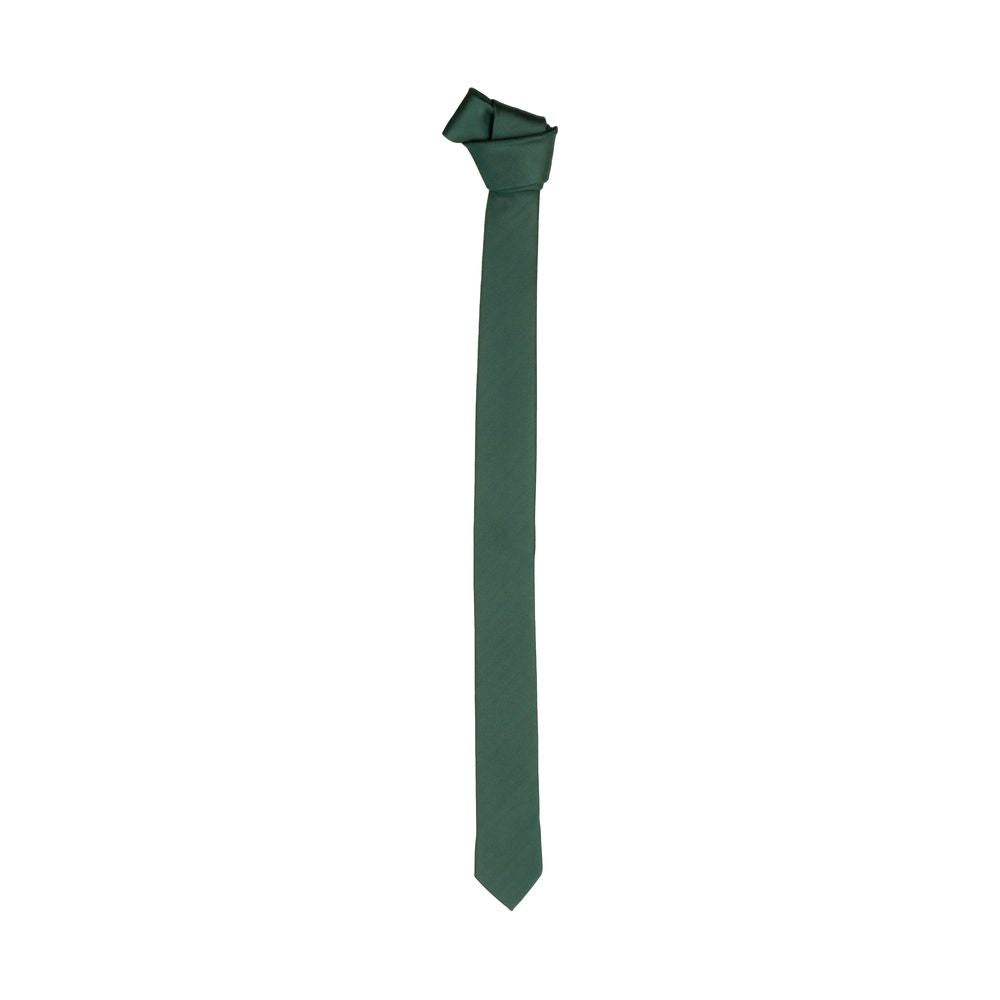 Emilio Romanelli Elegant Green Silk Slim Tie - Luksuslaukut ja asusteet Emilio Romanelli - Tutustu YVES JAVANNI® 