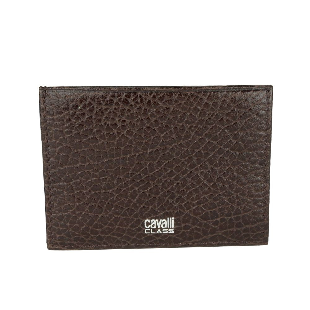 Cavalli Class Chic Calfskin Leather Card Holder - Luxury from Cavalli Class - Shop at YVES JAVANNI