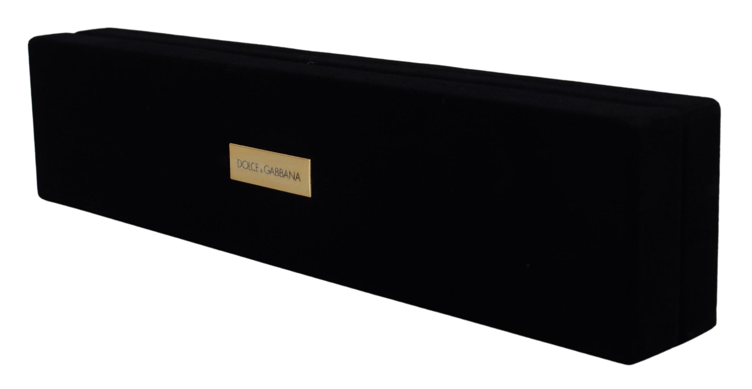 Dolce & Gabbana Elegant Velvet Jewelry Storage Box - Luksuslaukut ja asusteet Dolce & Gabbana - Tutustu YVES JAVANNI® 