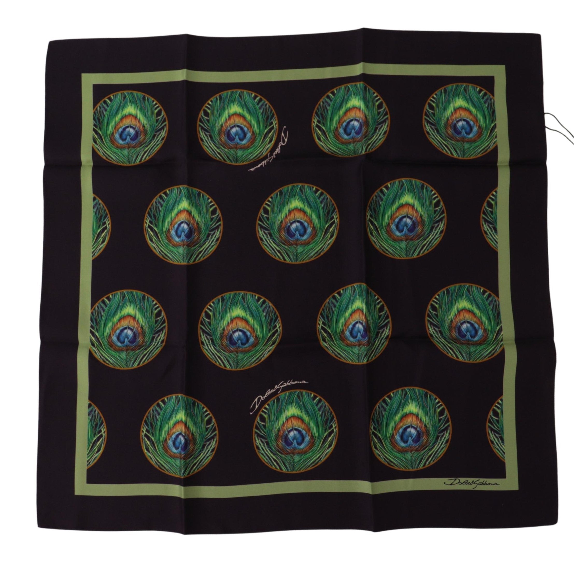 Dolce & Gabbana Elegant Silk Square Scarf Wrap - Luksuslaukut ja asusteet Dolce & Gabbana - Tutustu YVES JAVANNI® 