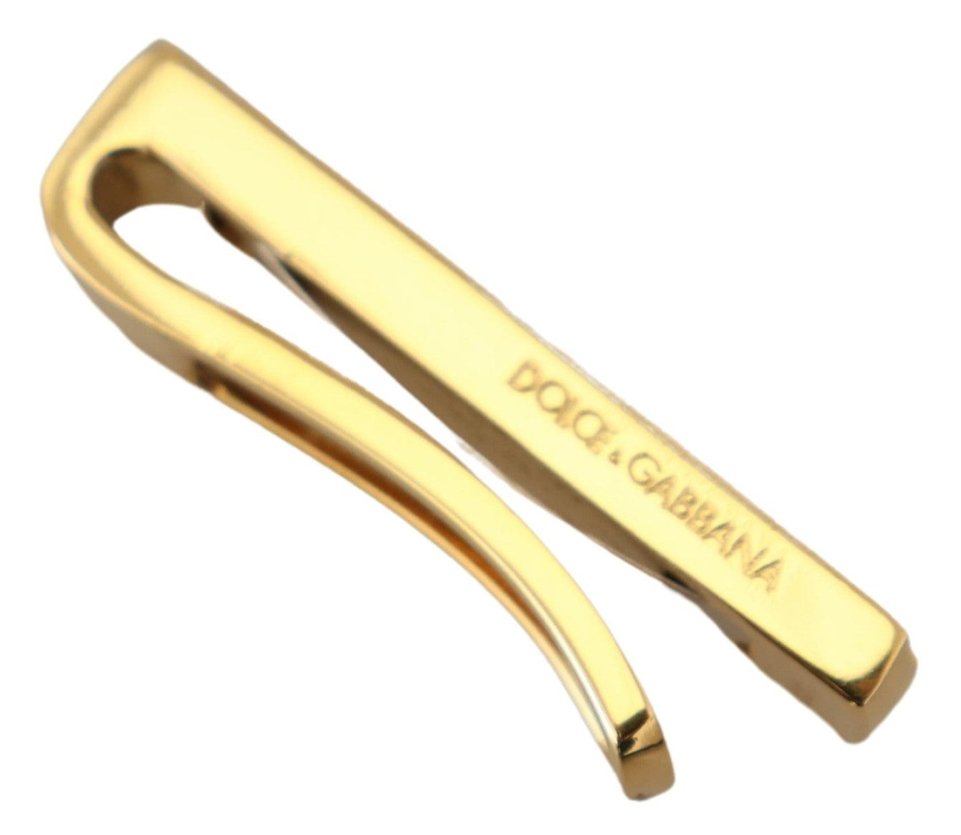 Dolce & Gabbana Elegant Gold Brass Tie Clip for Men - Luksuslaukut ja asusteet Dolce & Gabbana - Tutustu YVES JAVANNI® 