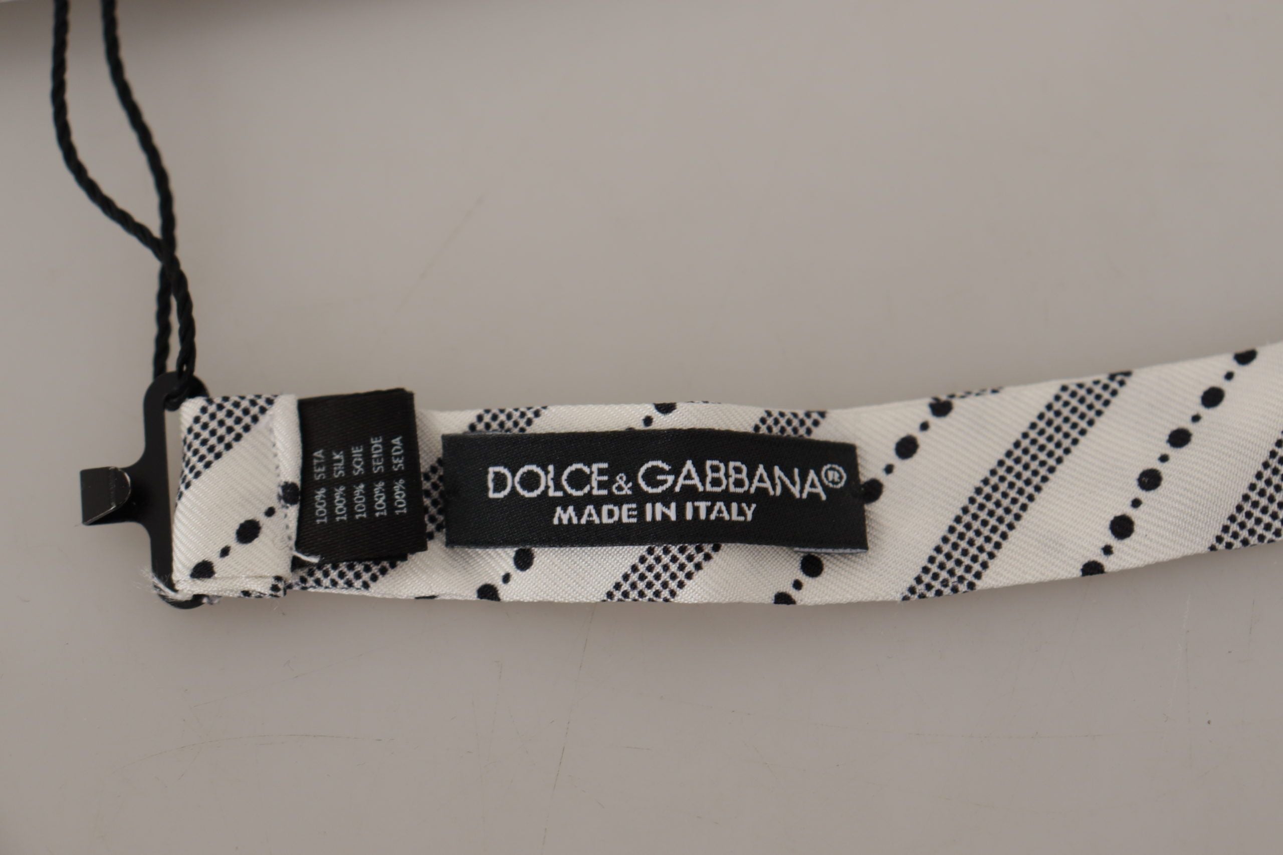 Dolce & Gabbana Chic Polka Dot Silk Bow Tie - Luksuslaukut ja asusteet Dolce & Gabbana - Tutustu YVES JAVANNI® 