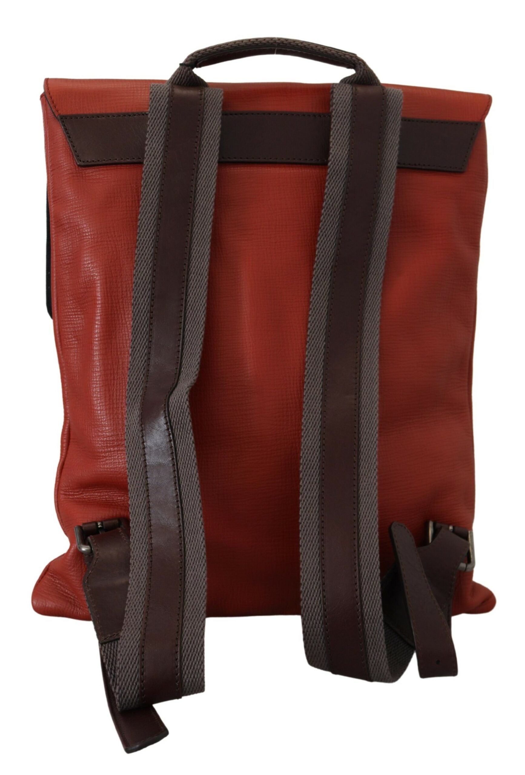 Dolce & Gabbana Elegant Calfskin Leather Backpack in Orange - Luksuslaukut ja asusteet Dolce & Gabbana - Tutustu YVES JAVANNI® 