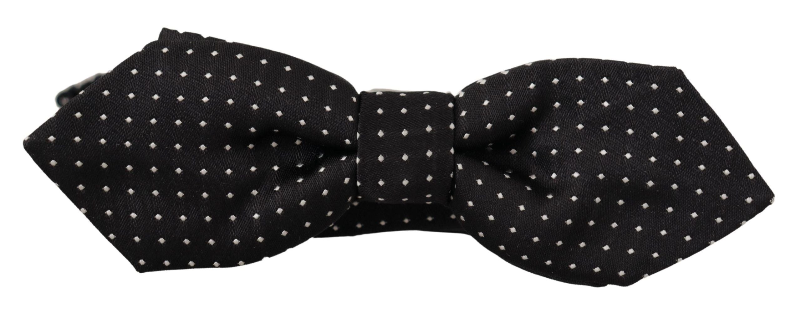 Dolce & Gabbana Exquisite Silk Polka Dot Bow Tie - Luksuslaukut ja asusteet Dolce & Gabbana - Tutustu YVES JAVANNI® 