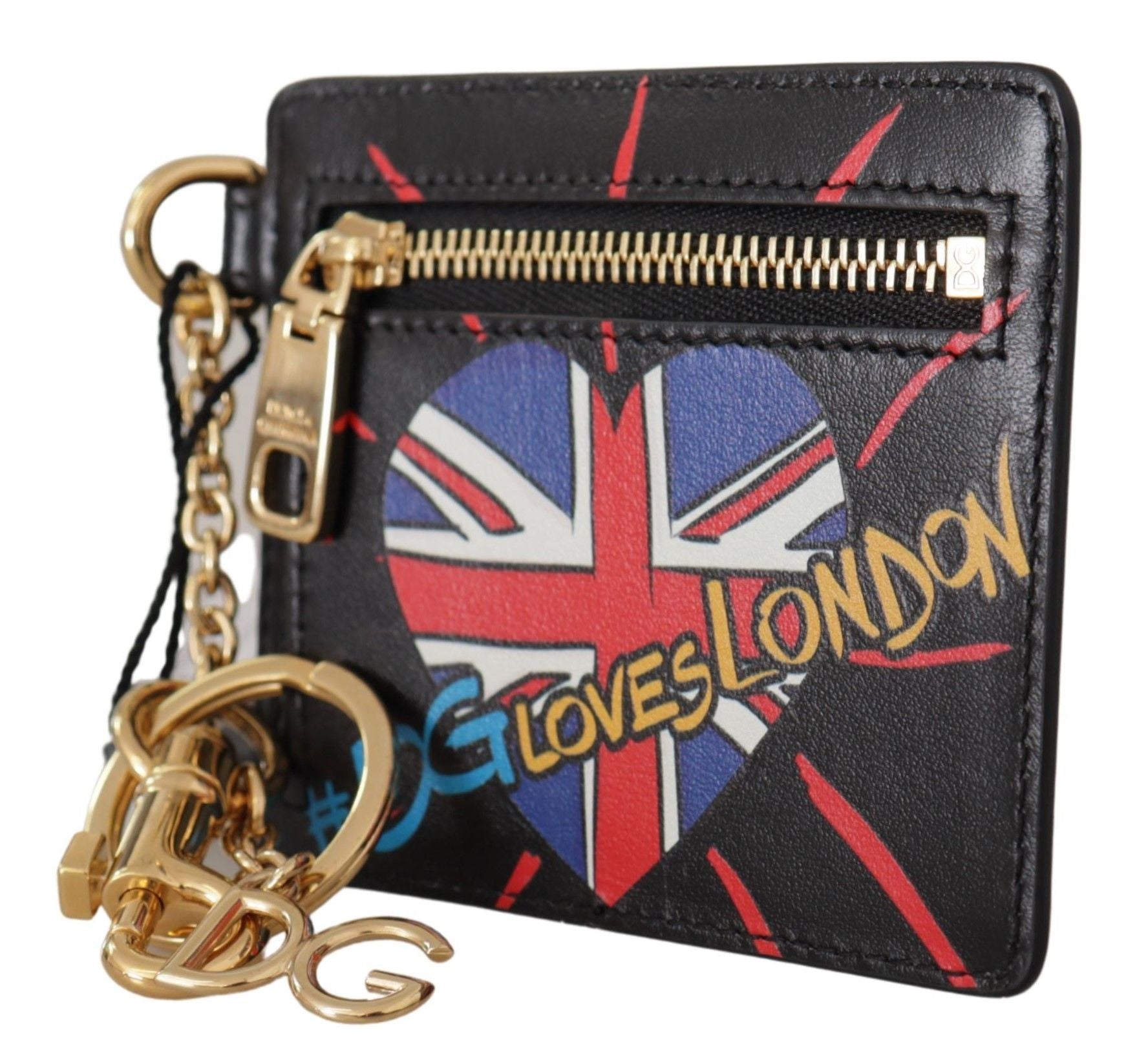 Dolce & Gabbana Elegant Leather Coin Wallet With Keyring - Luksuslaukut ja asusteet Dolce & Gabbana - Tutustu YVES JAVANNI® 