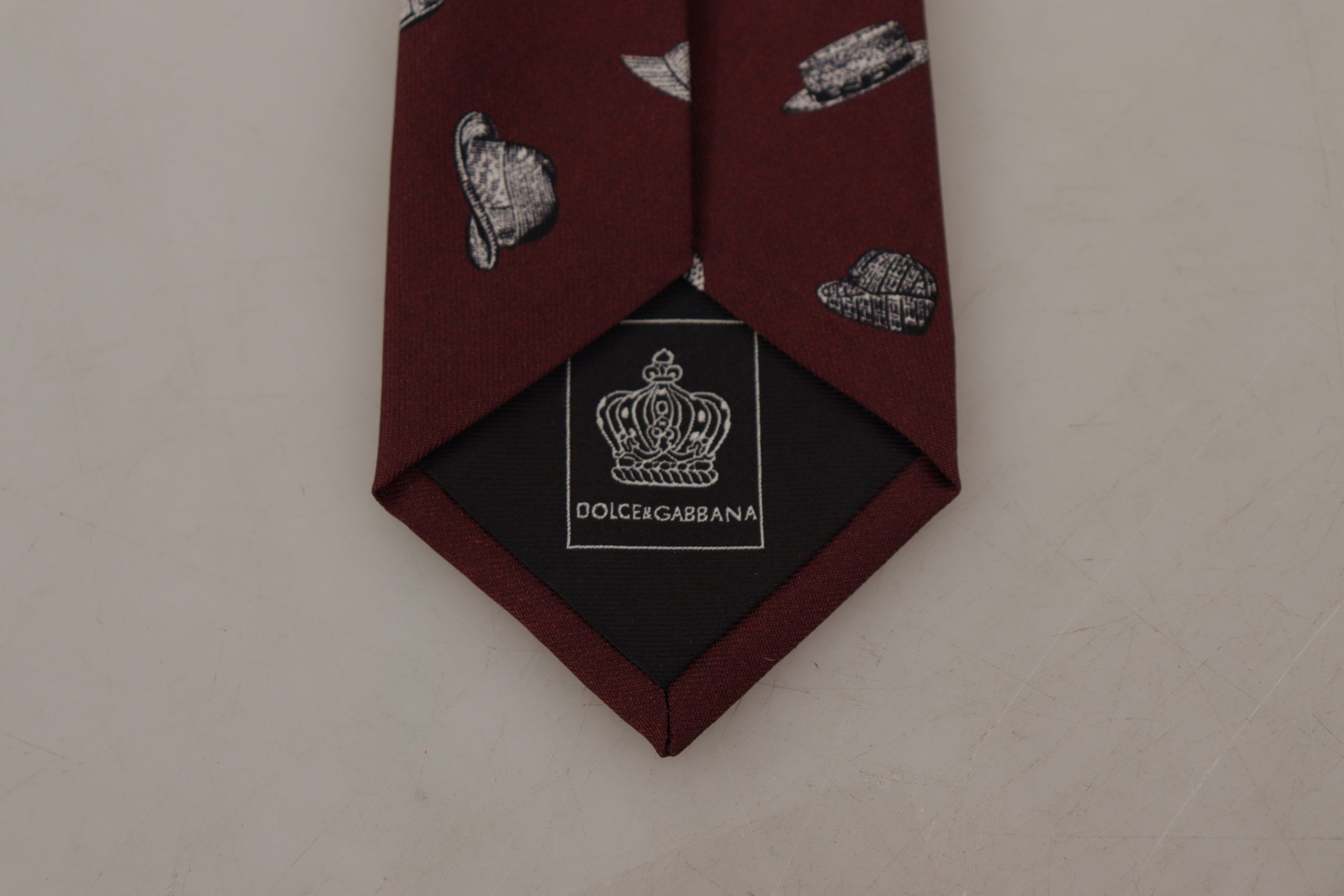 Dolce & Gabbana Maroon Elegance Silk Tie - Luksuslaukut ja asusteet Dolce & Gabbana - Tutustu YVES JAVANNI® 