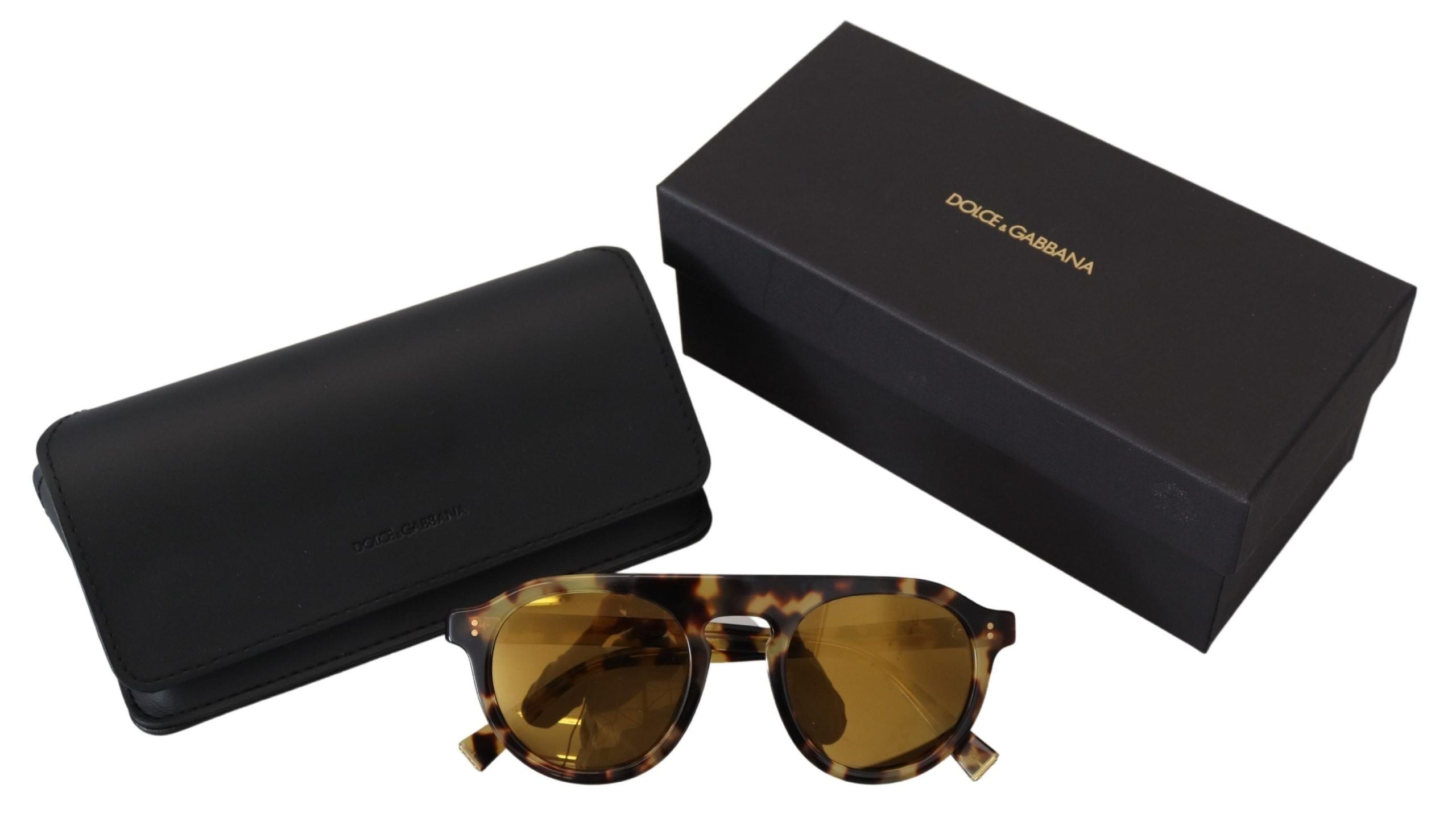 Dolce & Gabbana Chic Tortoiseshell Acetate Sunglasses - Luksuslaukut ja asusteet Dolce & Gabbana - Tutustu YVES JAVANNI® 