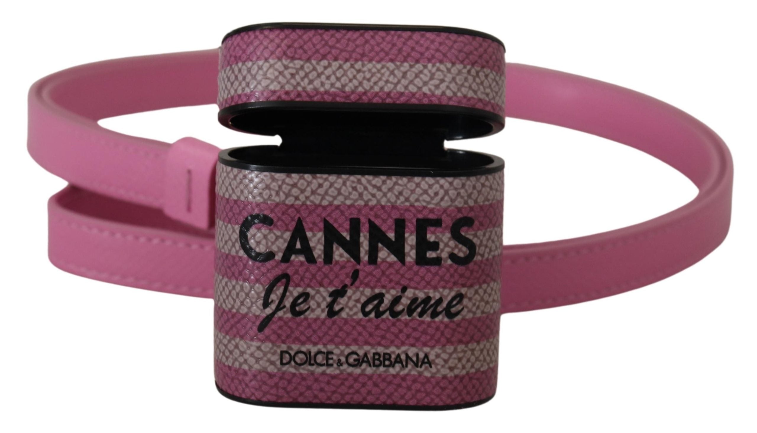 Dolce & Gabbana Chic Leather AirPods Case in Pink - Luksuslaukut ja asusteet Dolce & Gabbana - Tutustu YVES JAVANNI® 