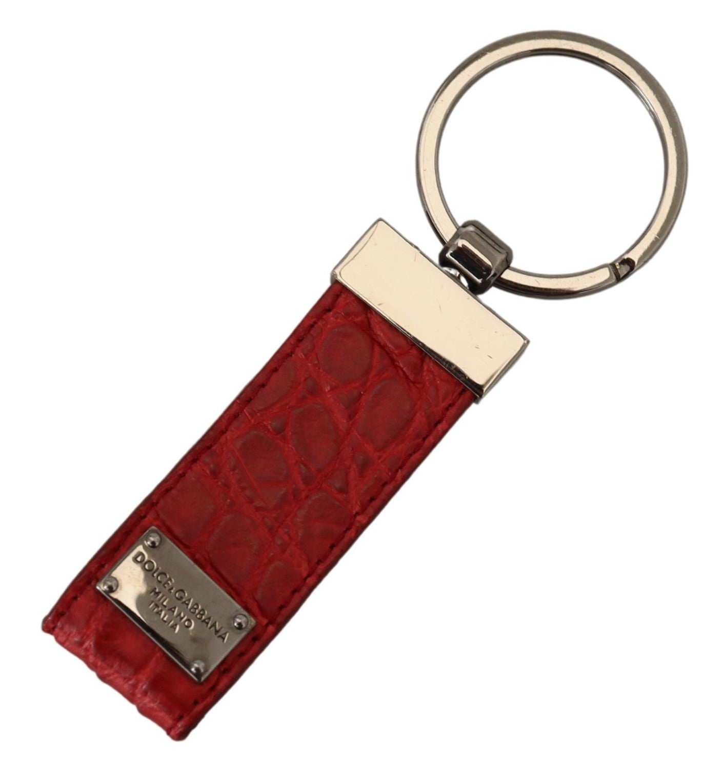 Dolce & Gabbana Chic Red Leather Keychain & Charm Accessory - Luksuslaukut ja asusteet Dolce & Gabbana - Tutustu YVES JAVANNI® 