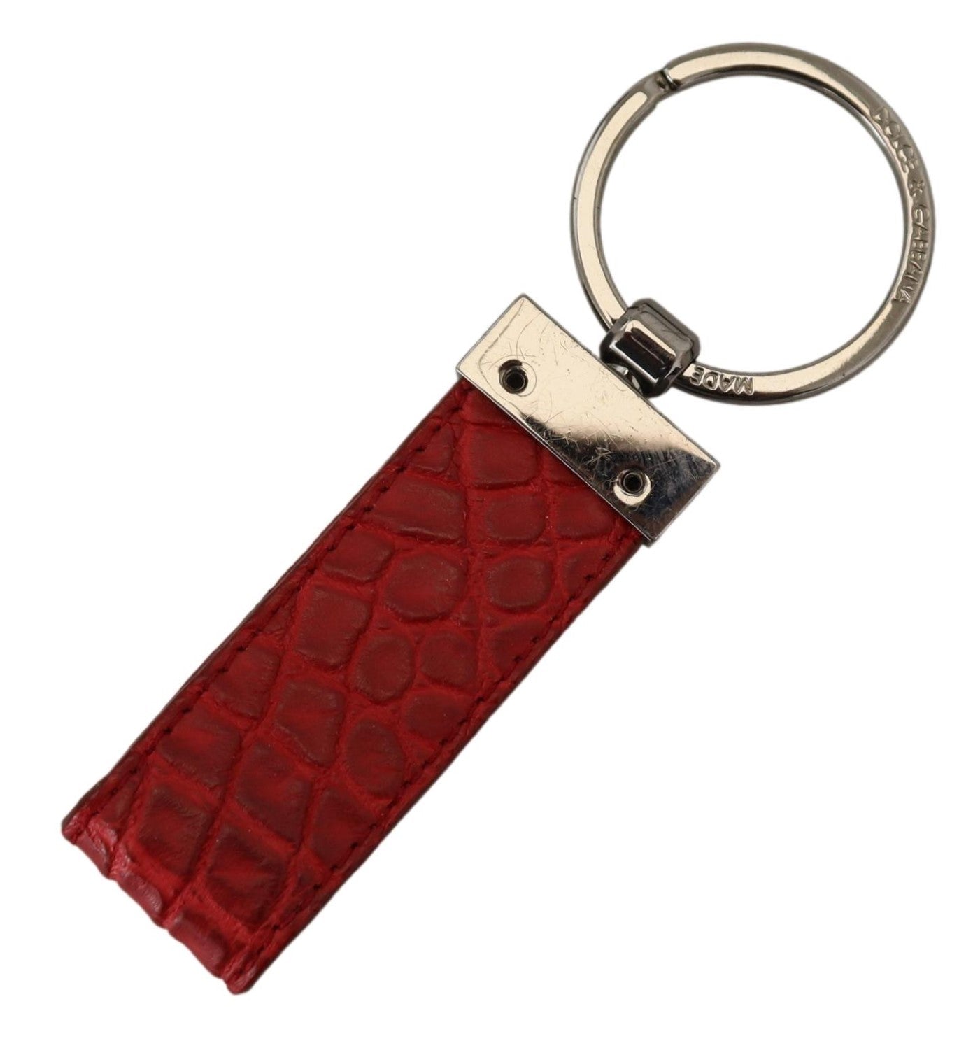 Dolce & Gabbana Chic Red Leather Keychain & Charm Accessory - Luksuslaukut ja asusteet Dolce & Gabbana - Tutustu YVES JAVANNI® 