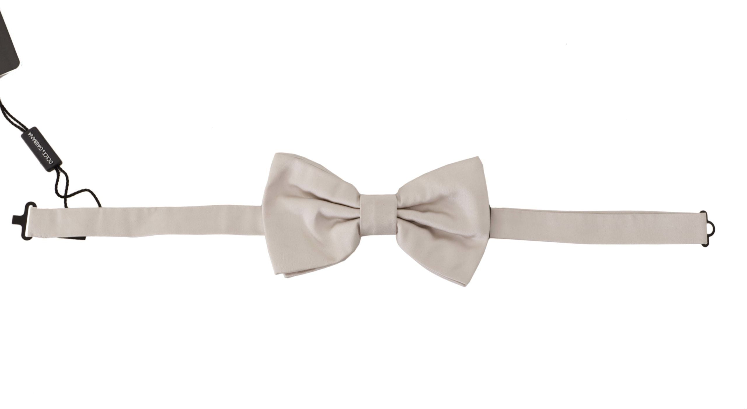 Dolce & Gabbana Exquisite Silk Gray Bow Tie - Luksuslaukut ja asusteet Dolce & Gabbana - Tutustu YVES JAVANNI® 