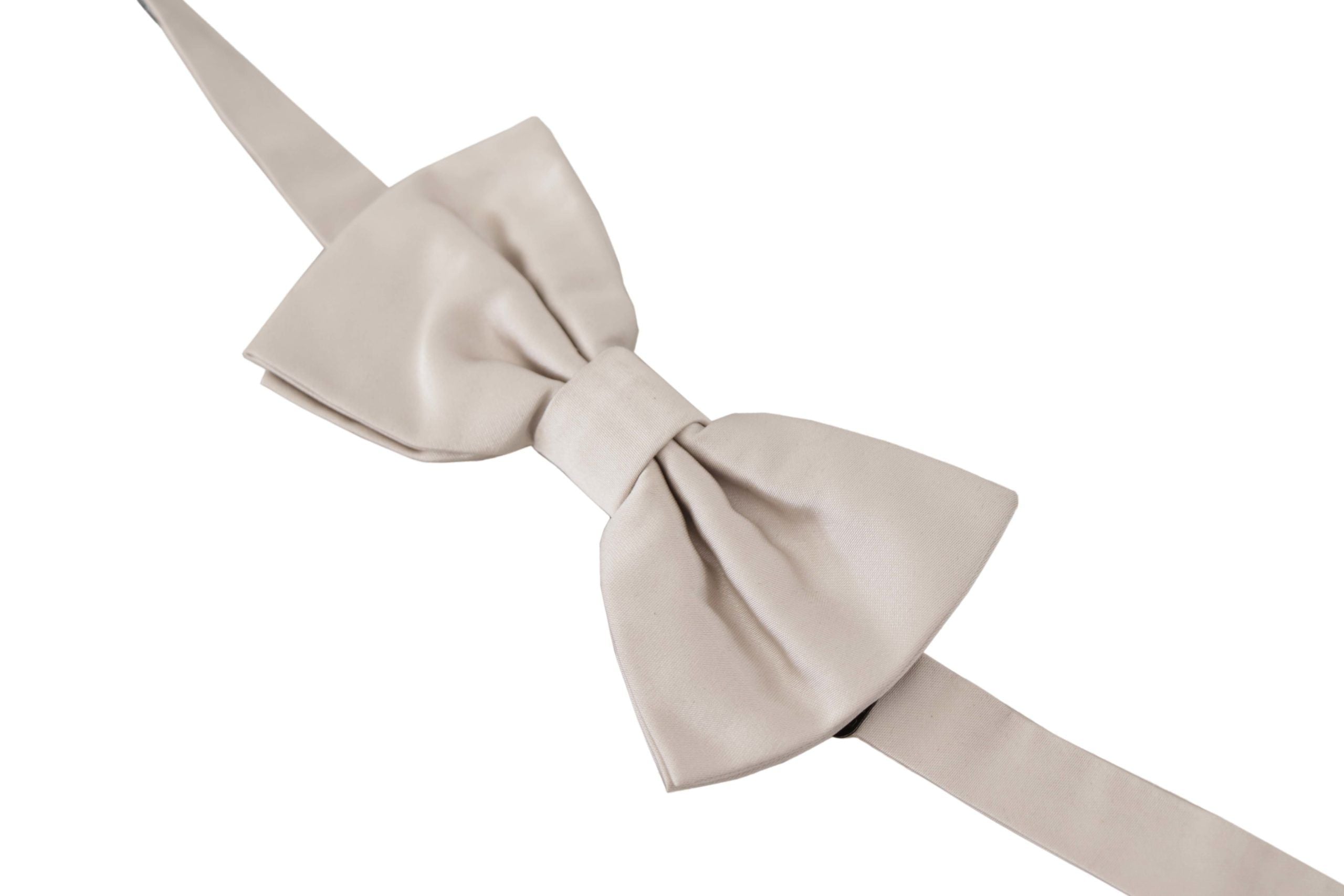 Dolce & Gabbana Exquisite Silk Gray Bow Tie - Luksuslaukut ja asusteet Dolce & Gabbana - Tutustu YVES JAVANNI® 