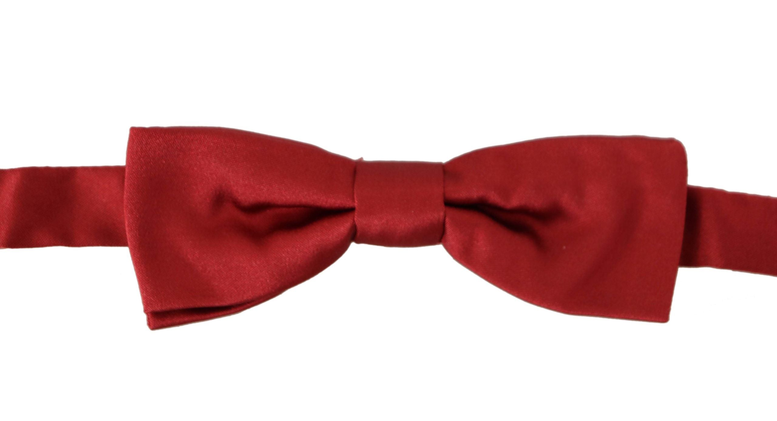 Dolce & Gabbana Elegant Silk Red Bow Tie - Luksuslaukut ja asusteet Dolce & Gabbana - Tutustu YVES JAVANNI® 