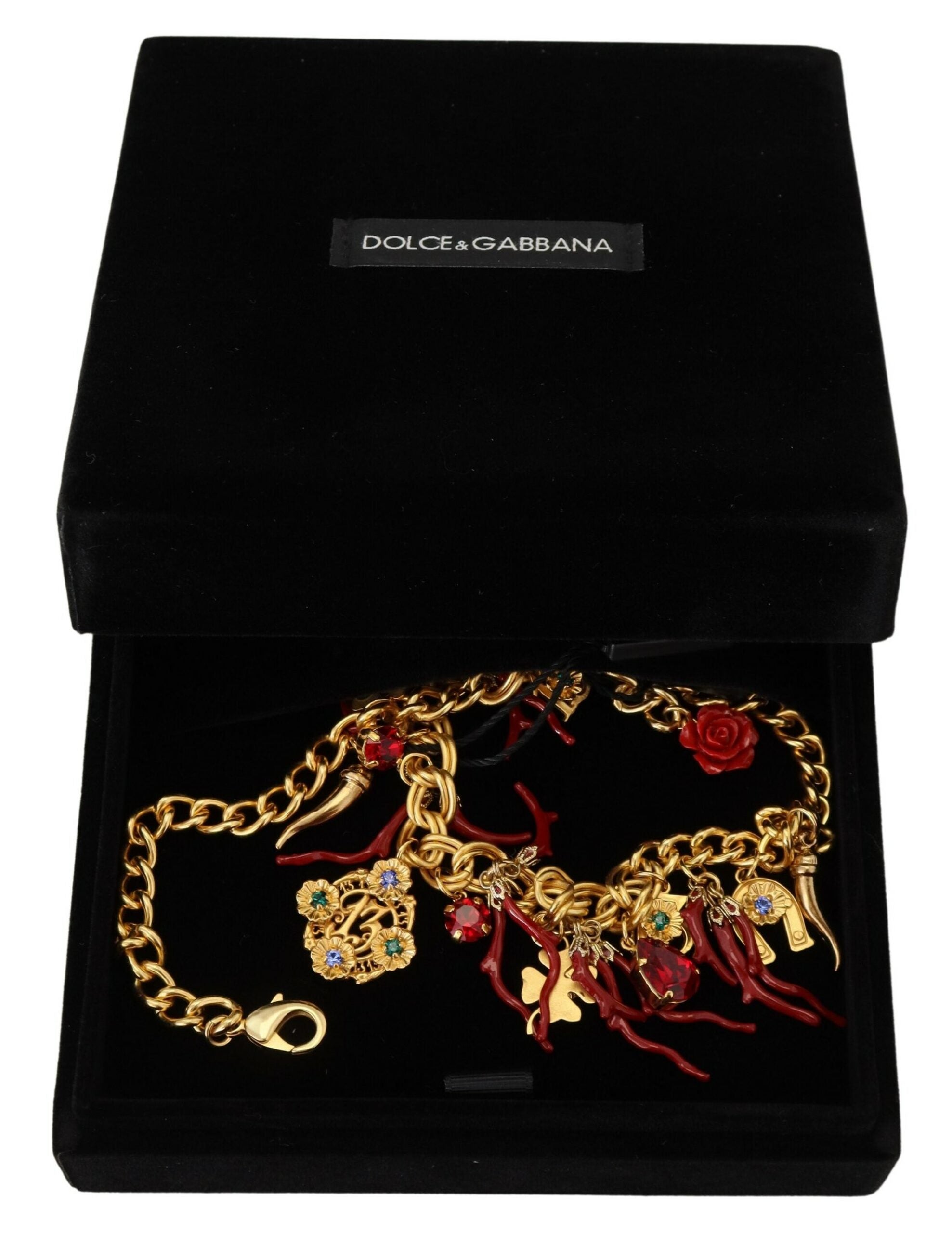 Dolce & Gabbana Opulent Multicolor Crystal Statement Necklace - Luksuslaukut ja asusteet Dolce & Gabbana - Tutustu YVES JAVANNI® 