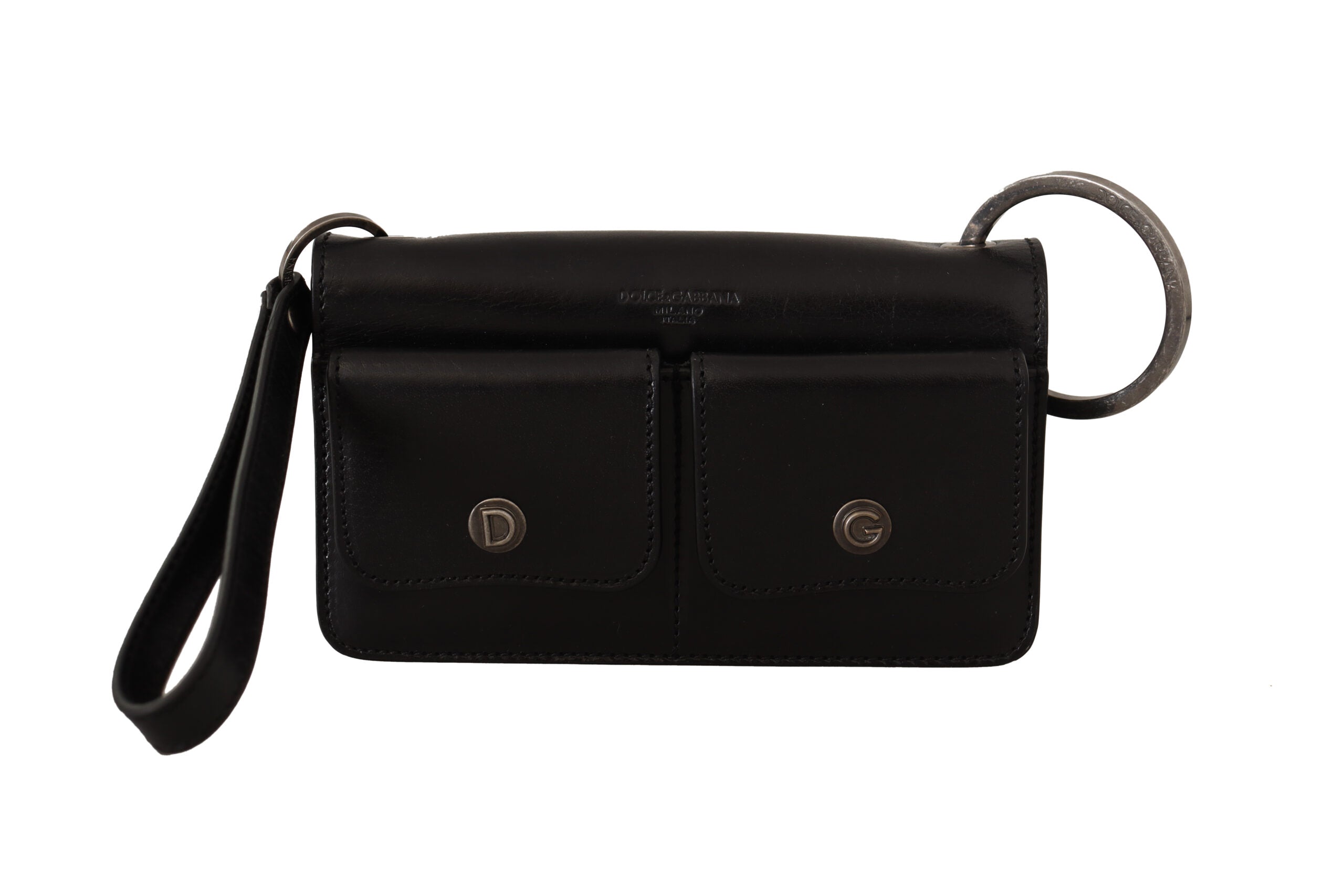 Dolce & Gabbana Elegant Mini Leather Wallet in Timeless Black - Luksuslaukut ja asusteet Dolce & Gabbana - Tutustu YVES JAVANNI® 