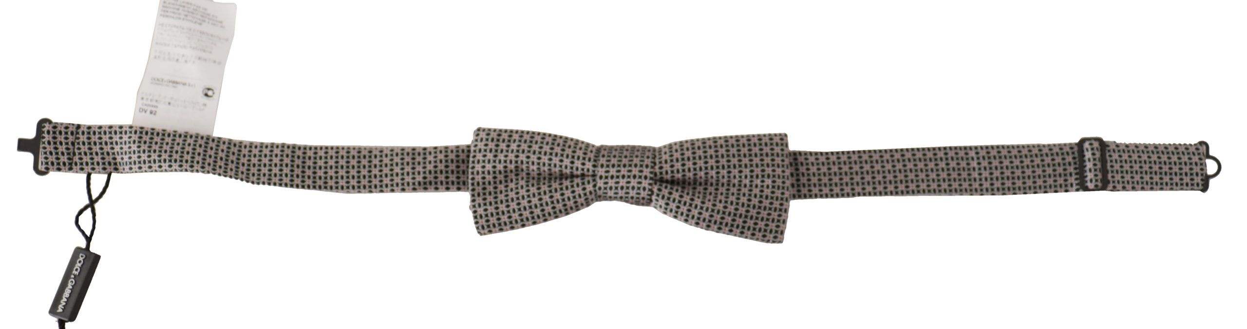 Dolce & Gabbana Elegant Black Silk Bow Tie - Luksuslaukut ja asusteet Dolce & Gabbana - Tutustu YVES JAVANNI® 