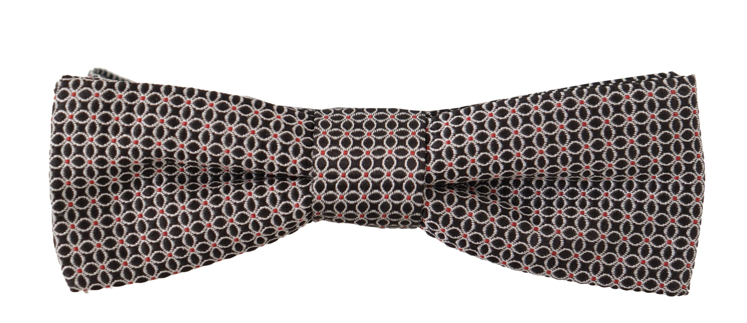 Dolce & Gabbana Elegant Black Silk Bow Tie - Luksuslaukut ja asusteet Dolce & Gabbana - Tutustu YVES JAVANNI® 