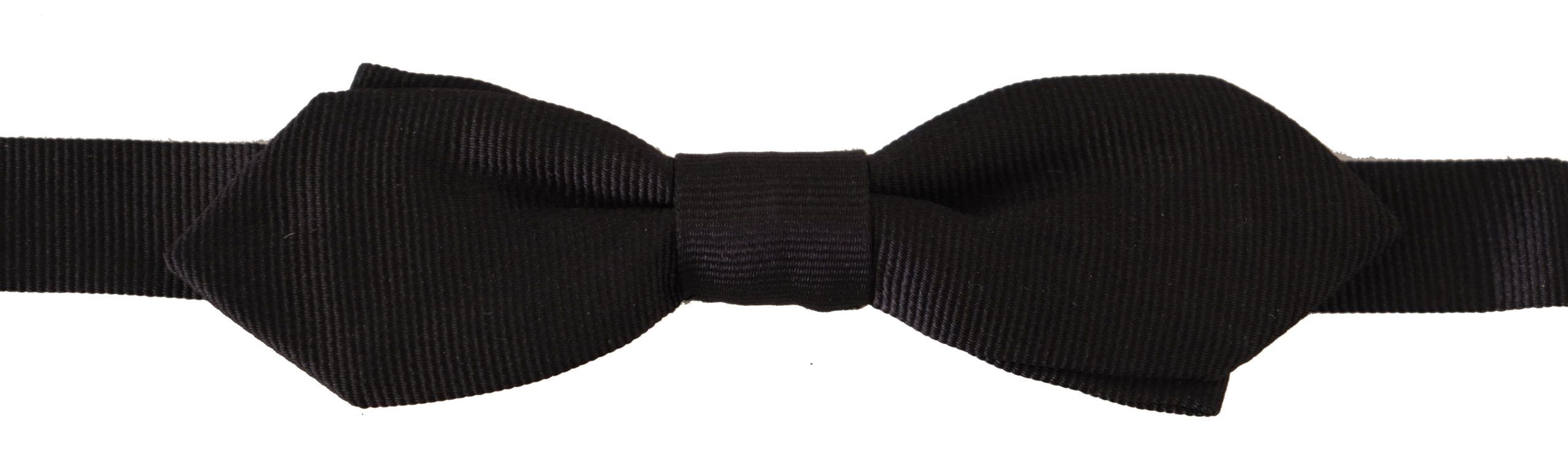 Dolce & Gabbana Elegant Black Silk Bow Tie - Luksuslaukut ja asusteet Dolce & Gabbana - Tutustu YVES JAVANNI® 